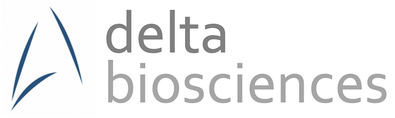 delta biosciences logo - white